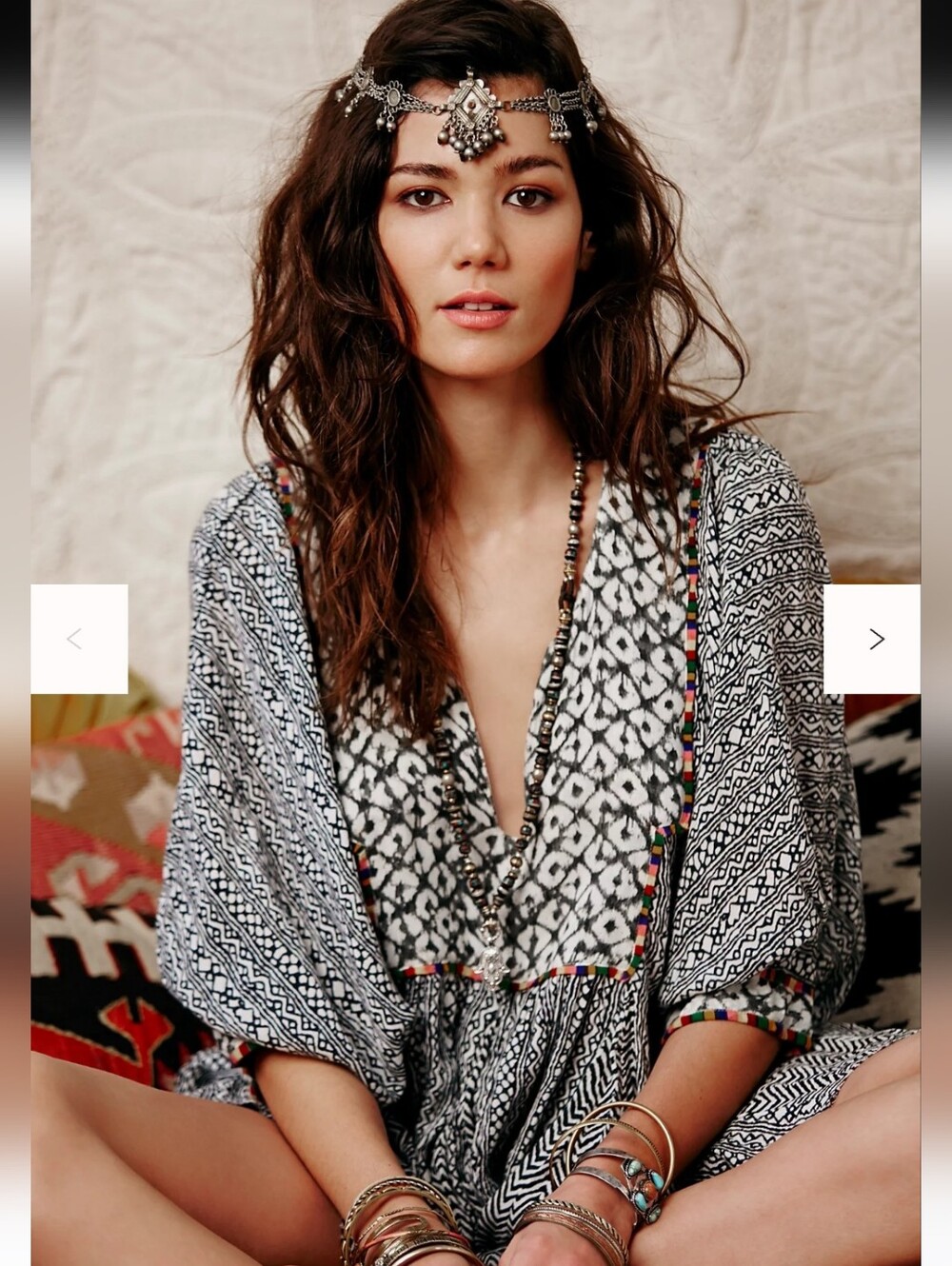Free People One Mini Dress/Tunic Boho Look